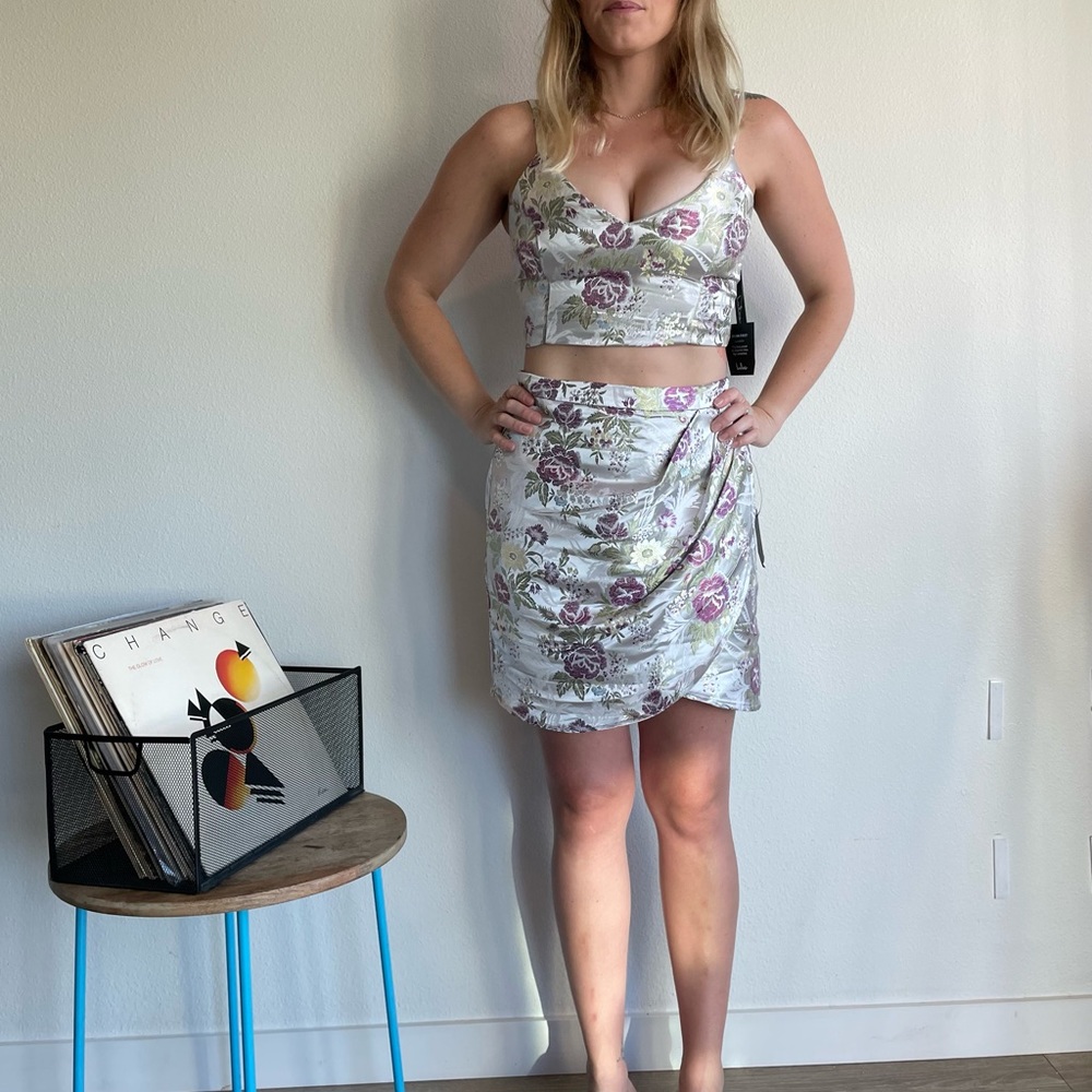 Lulu’s Floral Two Piece Set (M)